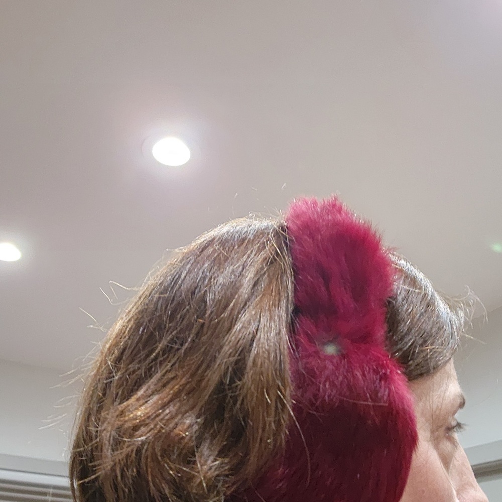 Faux fur ear muffs